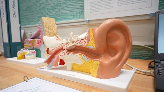 Einblick in die Hörwerkstatt im Deutschen Musuem