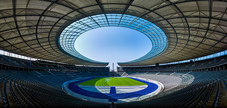 Bild eines großen Stadion